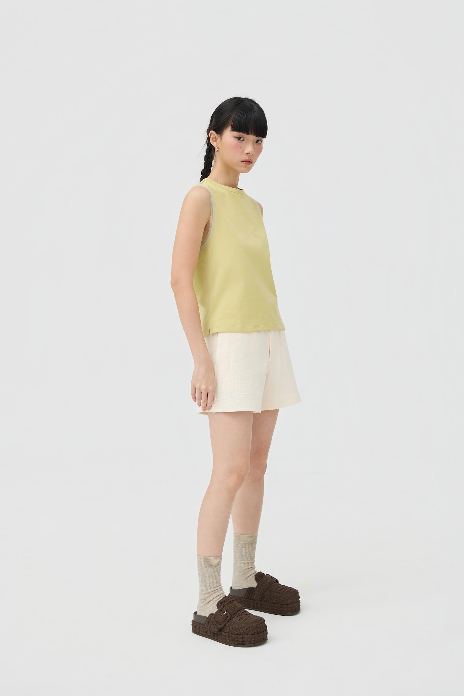 3EIGHTH | Kumo Muscle Tank | Matcha Green