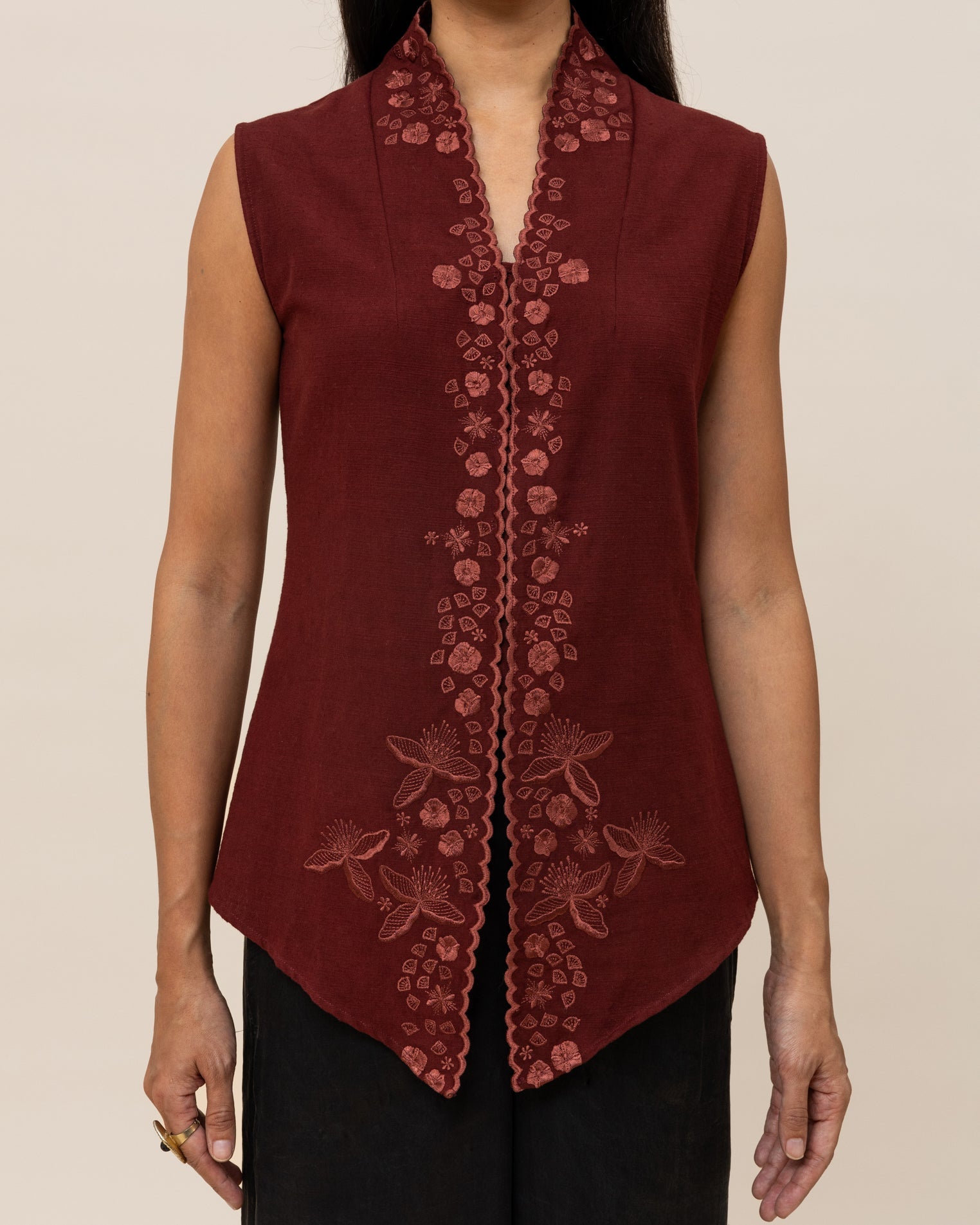 SUKKHA CITTA | KEMBANG - Embroidered Kebaya Vest