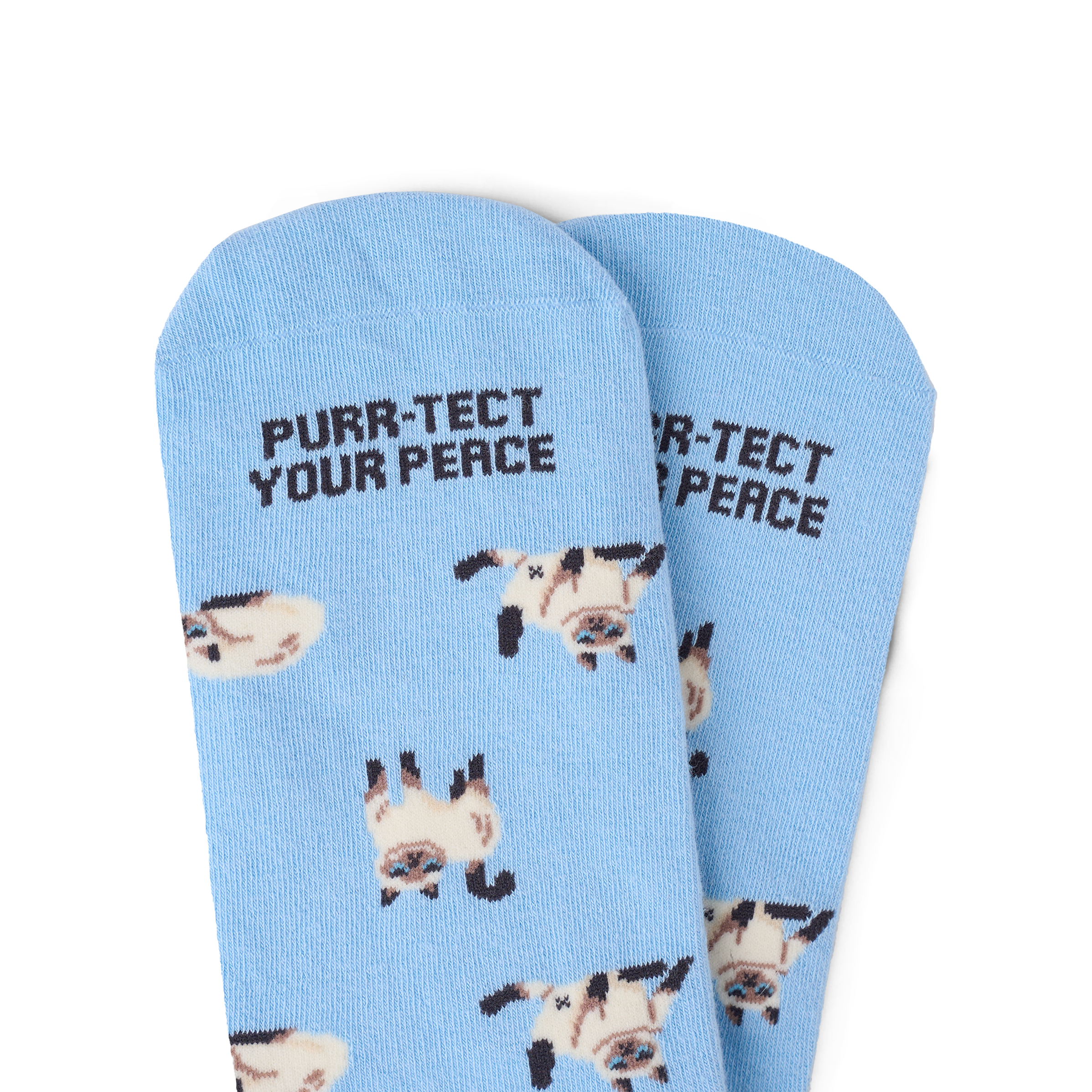 TALKING TOES | Grumpy Siamese Sock