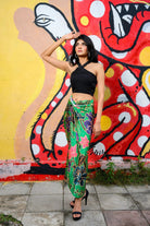 PHOTO PHACTORY | Jiwas Wrap Skirt | Singapore Girl Skirt | Green