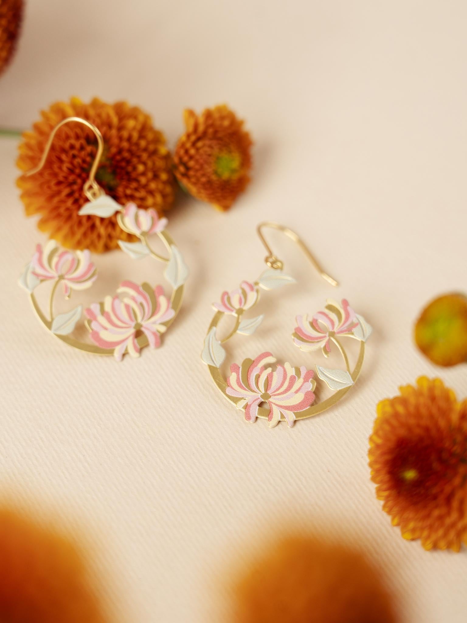 EMBRACE JEWELLERY | Chrysanthemum Season Earrings