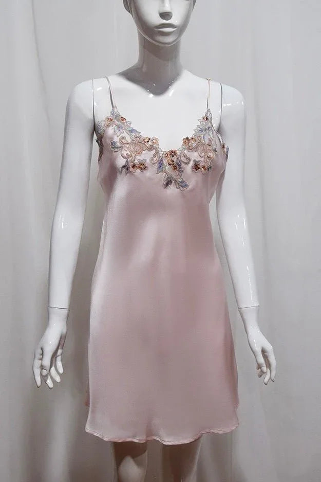 BELLS & BIRDS | Florentine Mulberry Silk Slip (Rose)