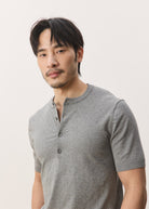 HOUSE OF HOUSE OF ANON PTE. LTD. | Sven Henley Knit Short Sleeve Top