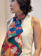 BINARY STYLE | Snake and Ladder Silk Scarf
