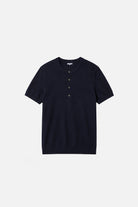 HOUSE OF HOUSE OF ANON PTE. LTD. | Sven Henley Knit Short Sleeve Top