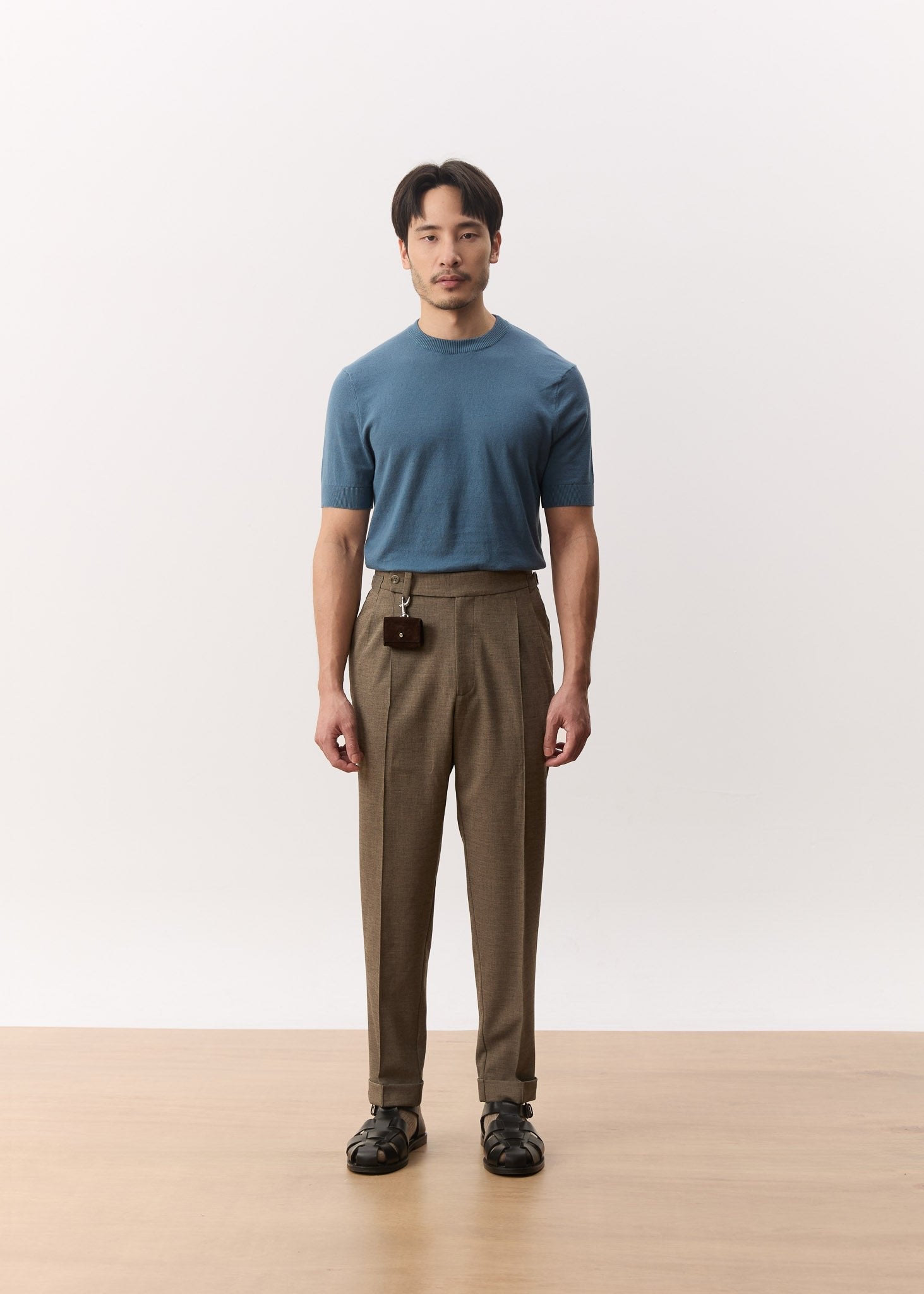 HOUSE OF HOUSE OF ANON PTE. LTD | Otto Mock Neck Knit Top - 100% Cotton