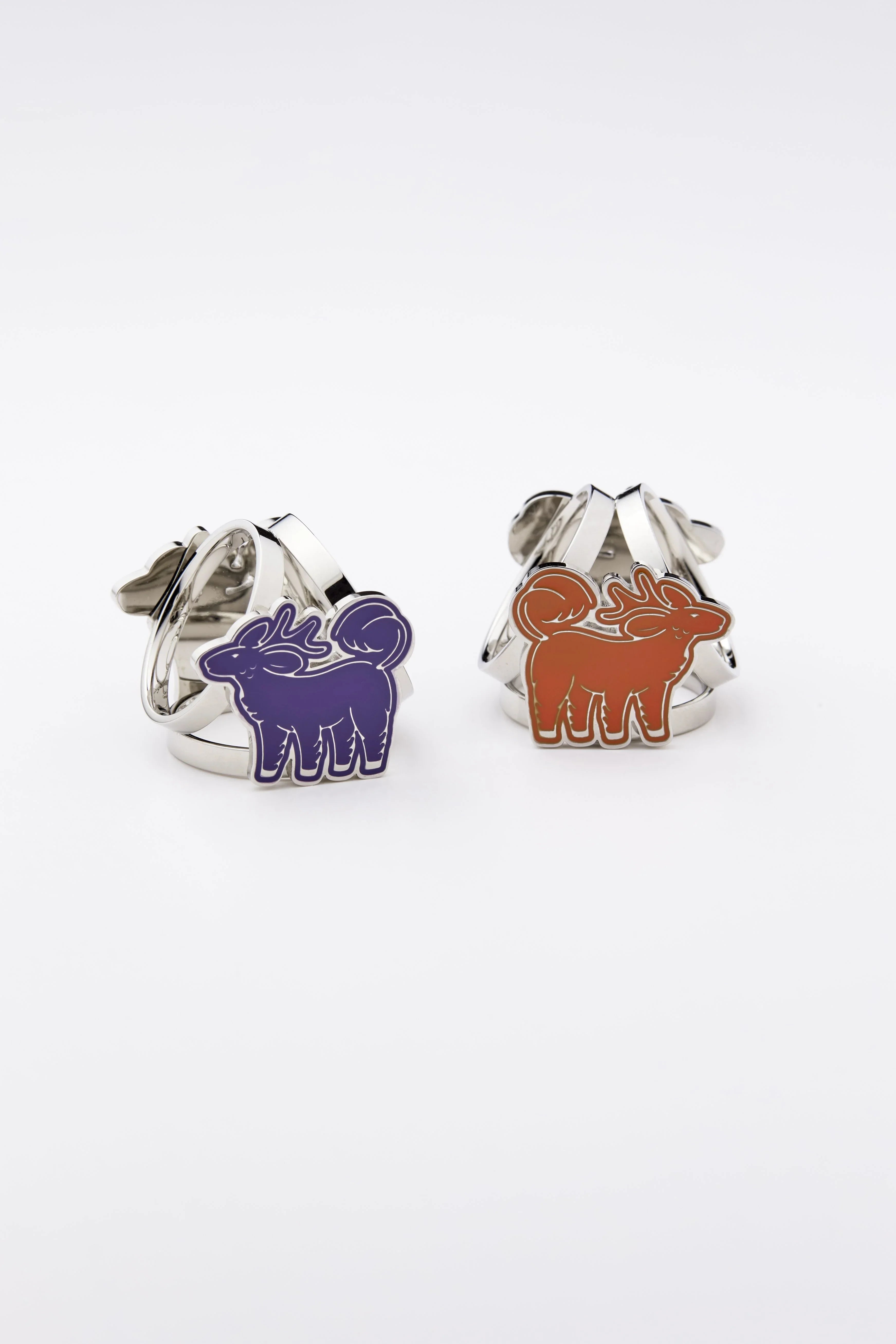 STUDIO QILING | Duo Scarf 100 Ring Silver