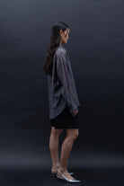 SAERO COLLECTIVE | Malgeun Tencel Shirt | Slate Grey