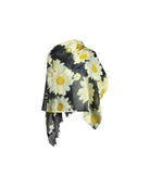QUEENMARK | AN Printed Shawl 2024 Assorted Grey Yellow Flower