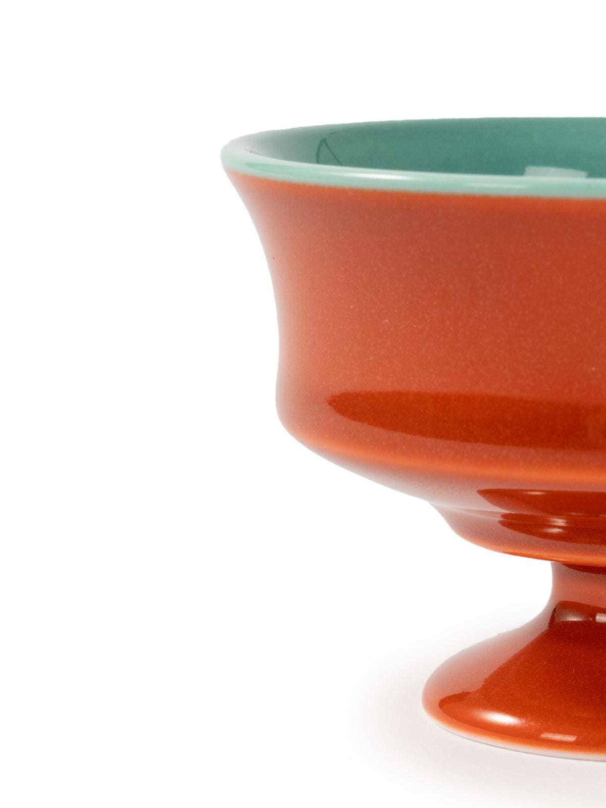 CRAFILAB | Brick Red & Turquoise Tall Cup