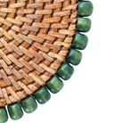 MEJA | The Safari Beaded Coaster - Forest