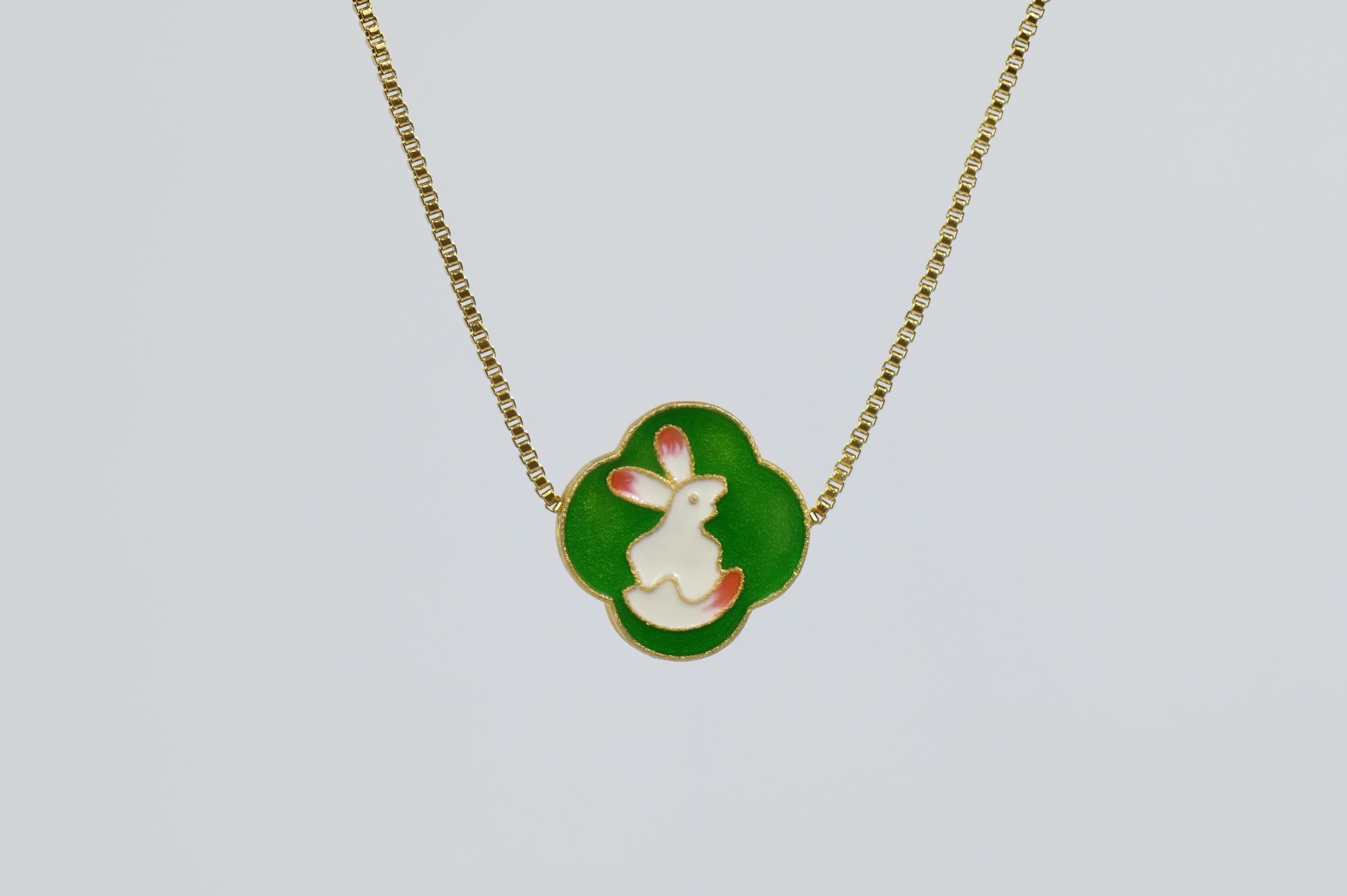MARILYN TAN JEWELLERY | Lucky Zodiac Gold Chain Pendant Necklace With Enamel Charm