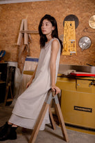 SAERO COLLECTIVE | Mok Textured Dress | White
