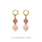 THE ANTECEDENT STORE | Oriental Blossom Cherry Blossom Agate Earrings