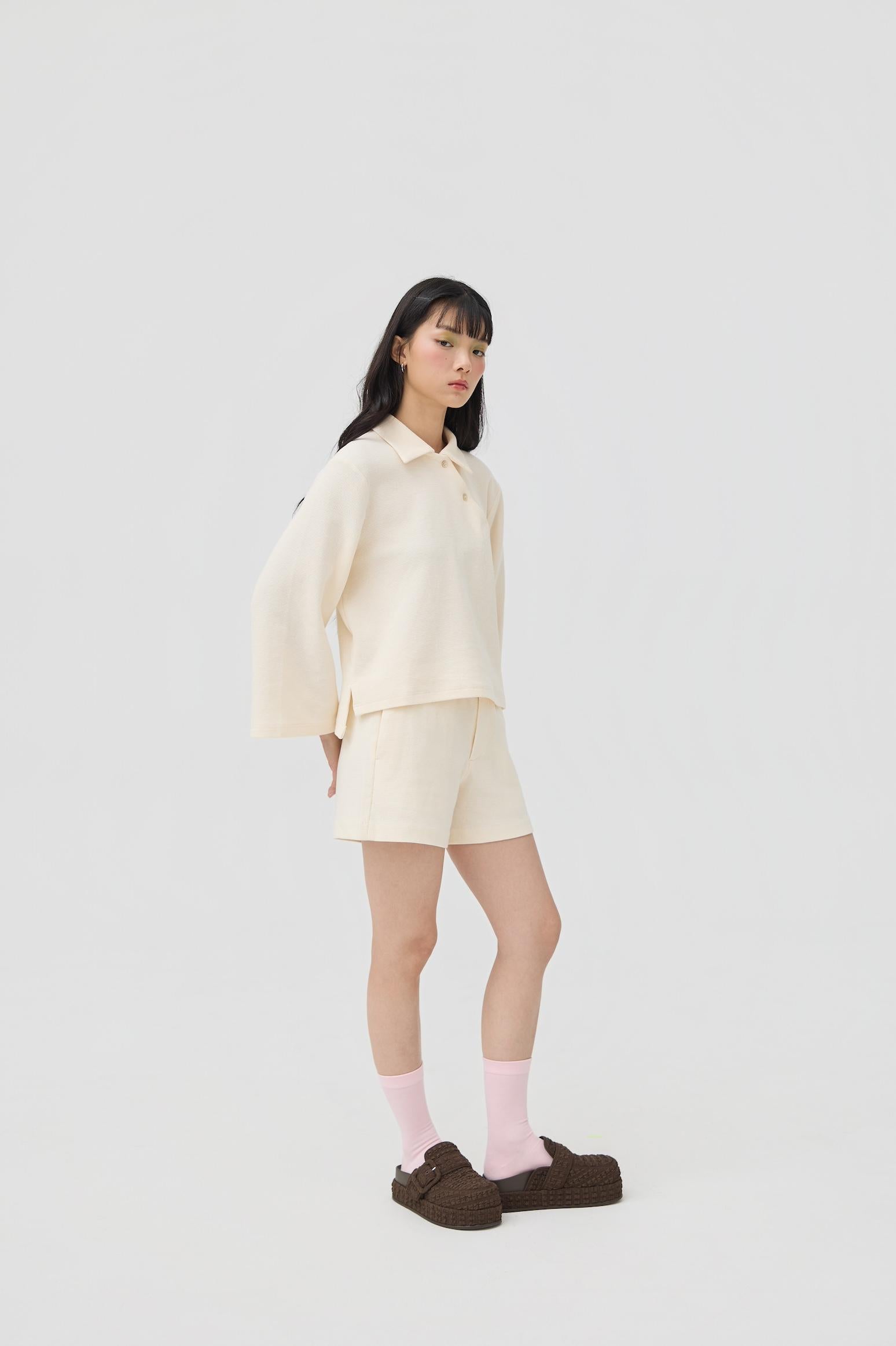 3EIGHTH | Jin Knit Tee | Cream