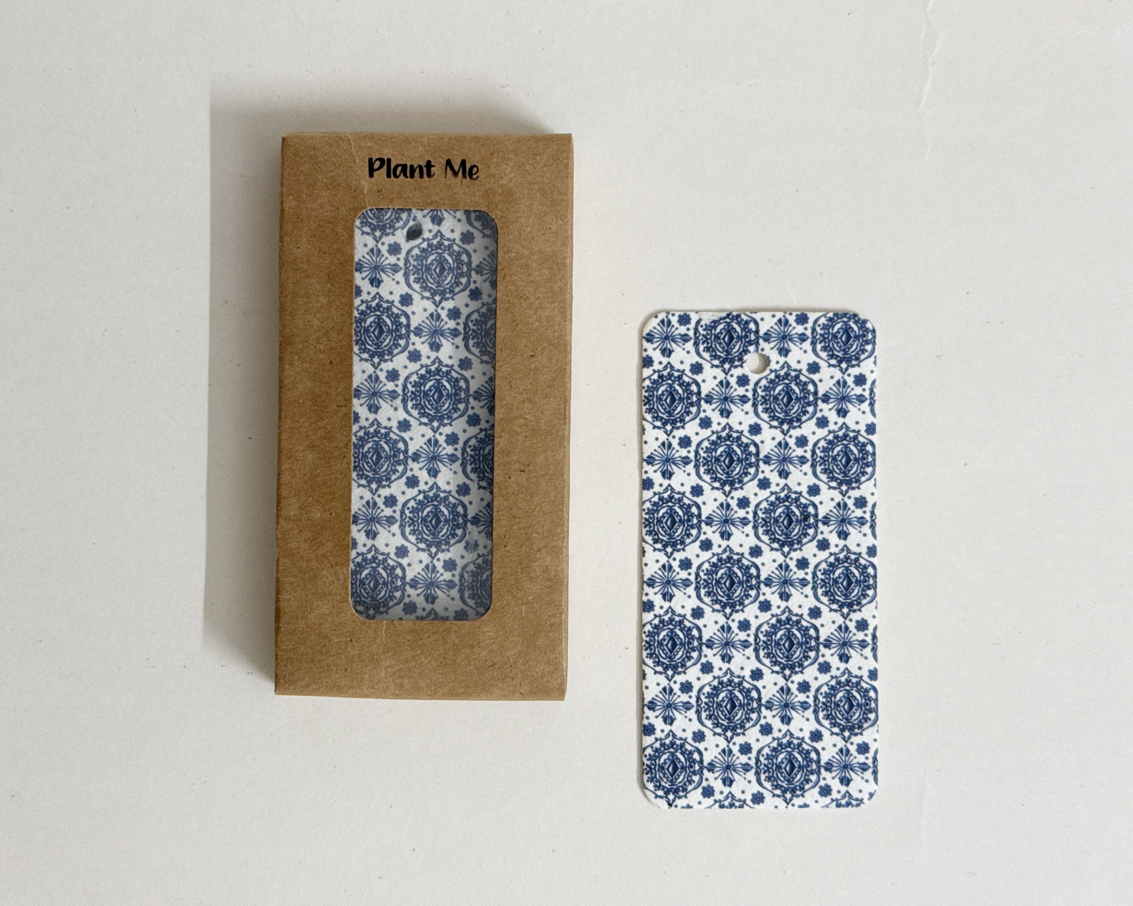 PURPLE AND PURE | Plantable Seed Gift Tags – Set of 10 (Peranakan Tiles)