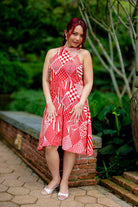 NIMBU | Imperial Women's Short Halter Dress with Pockets