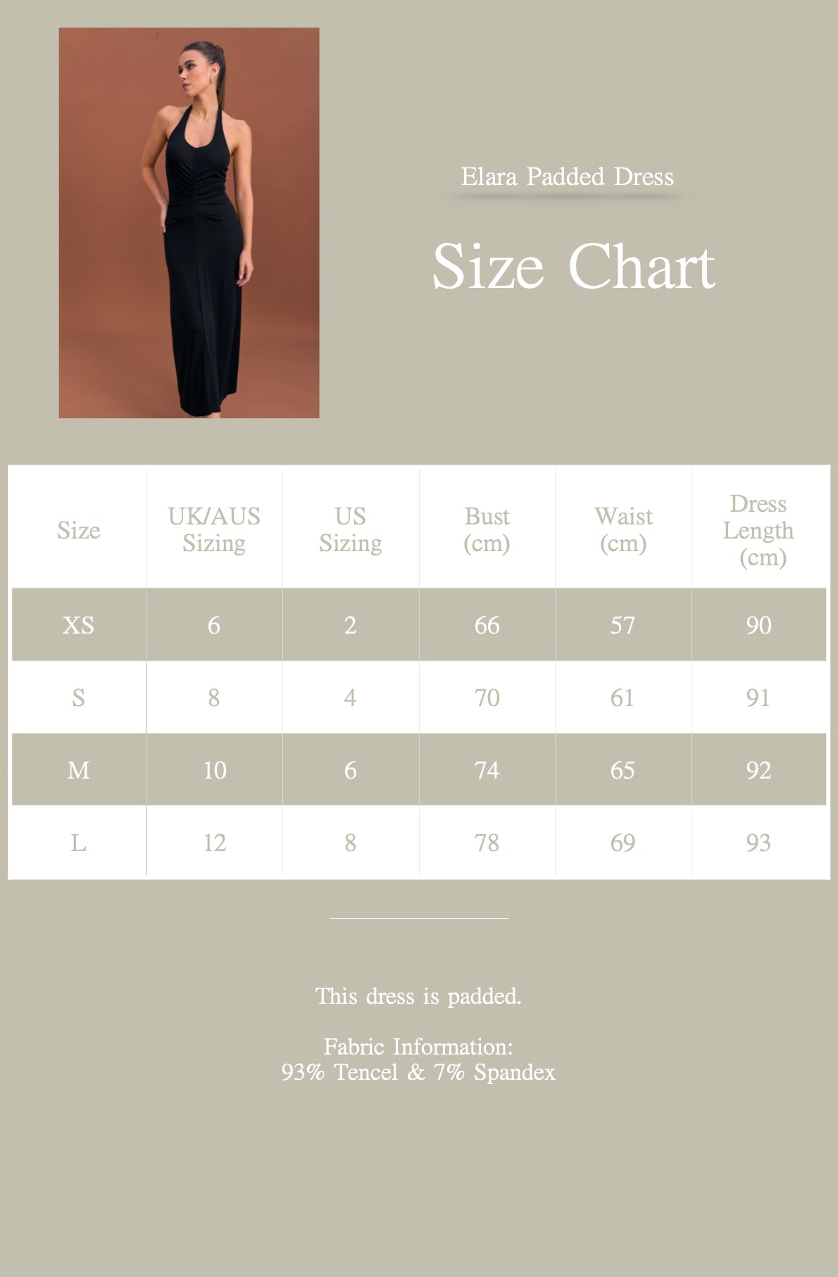 EMVY | Elara Padded Dress - Black