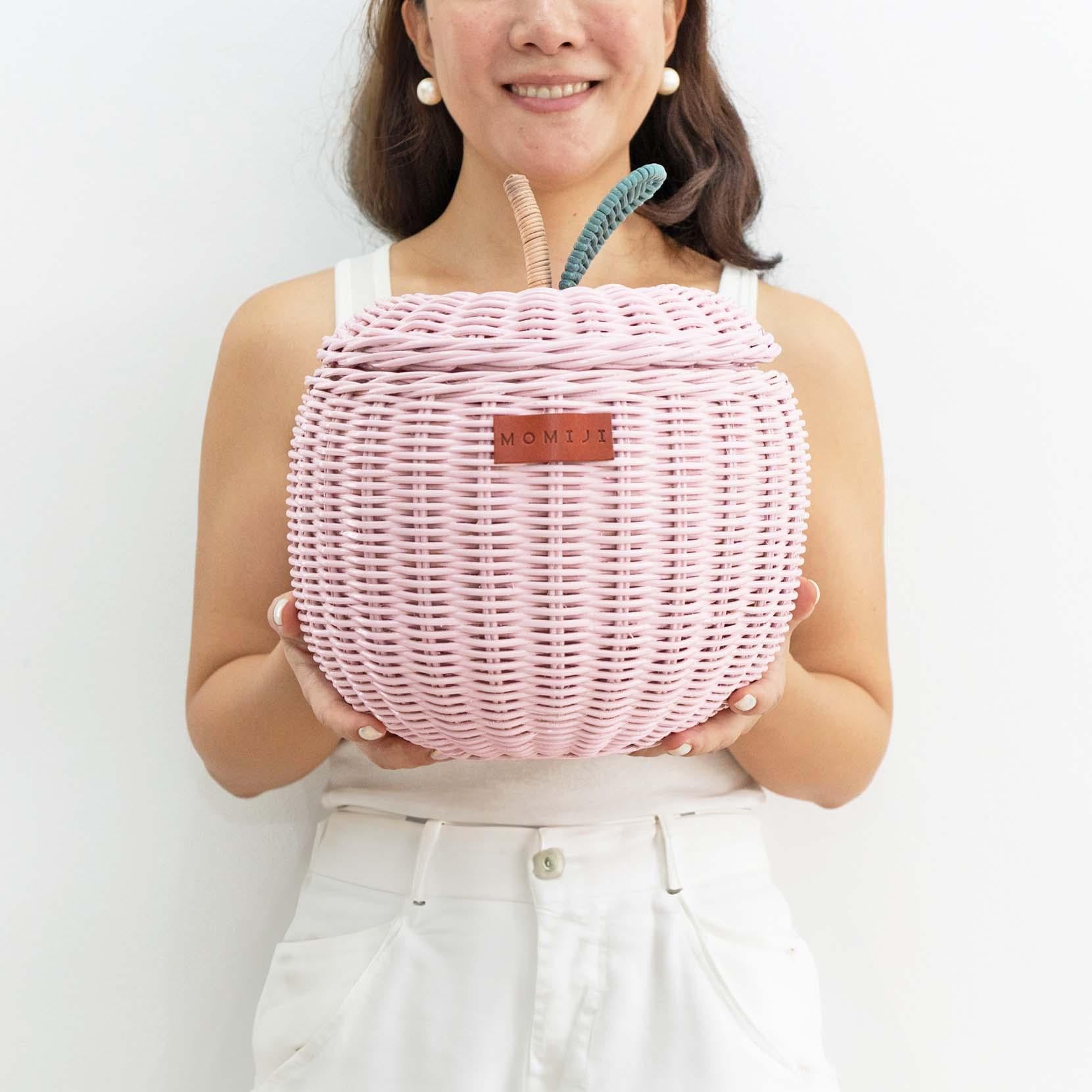 MOMIJI | Apple Basket - Small Pink