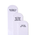 TALKING TOES | Better Better Basics Sock Pack | White