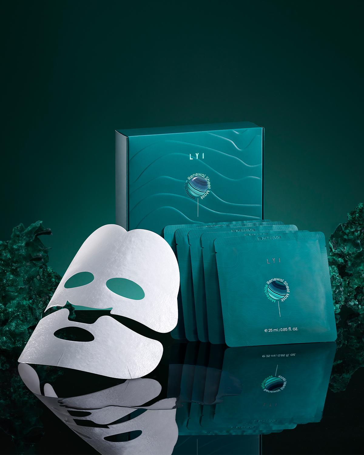 LYI | Malachite Renewal Sheet Mask 6-pc
