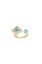 RARE BIRD COLLECTION | Floral Ring - Turquoise