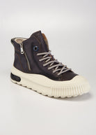 PROJECTWEAR | Farrell Mid Cut Leather Sneaker Grey