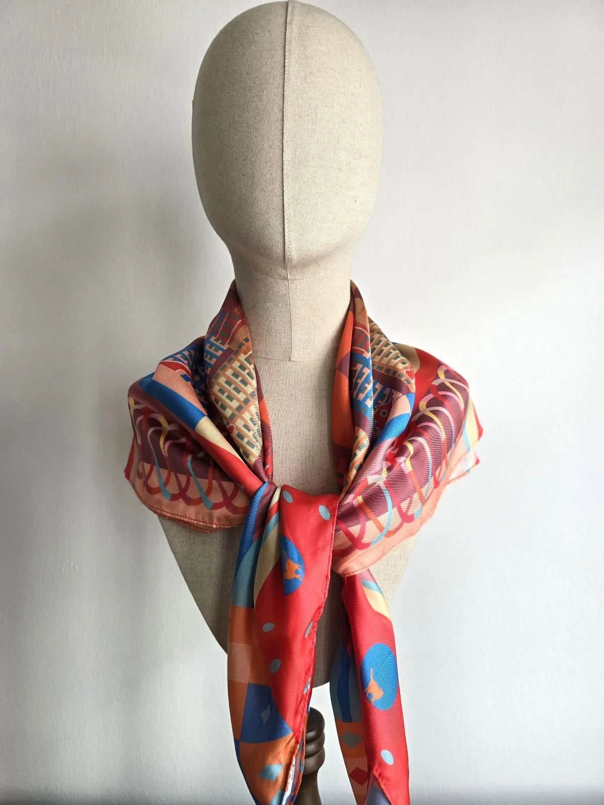 BINARY STYLE | Playground Memories Silk Scarf