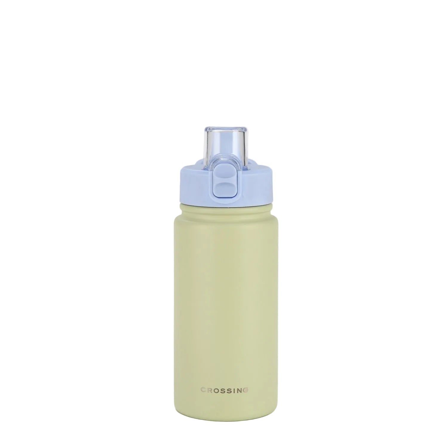 CROSSING | 480ml Urban Ceramic S/S Insulated Straw Sipper Cap Sports Bottle With Handle