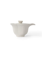 CRAFILAB | Ash Gray & Small Floral Edge Five & Petal Teapot