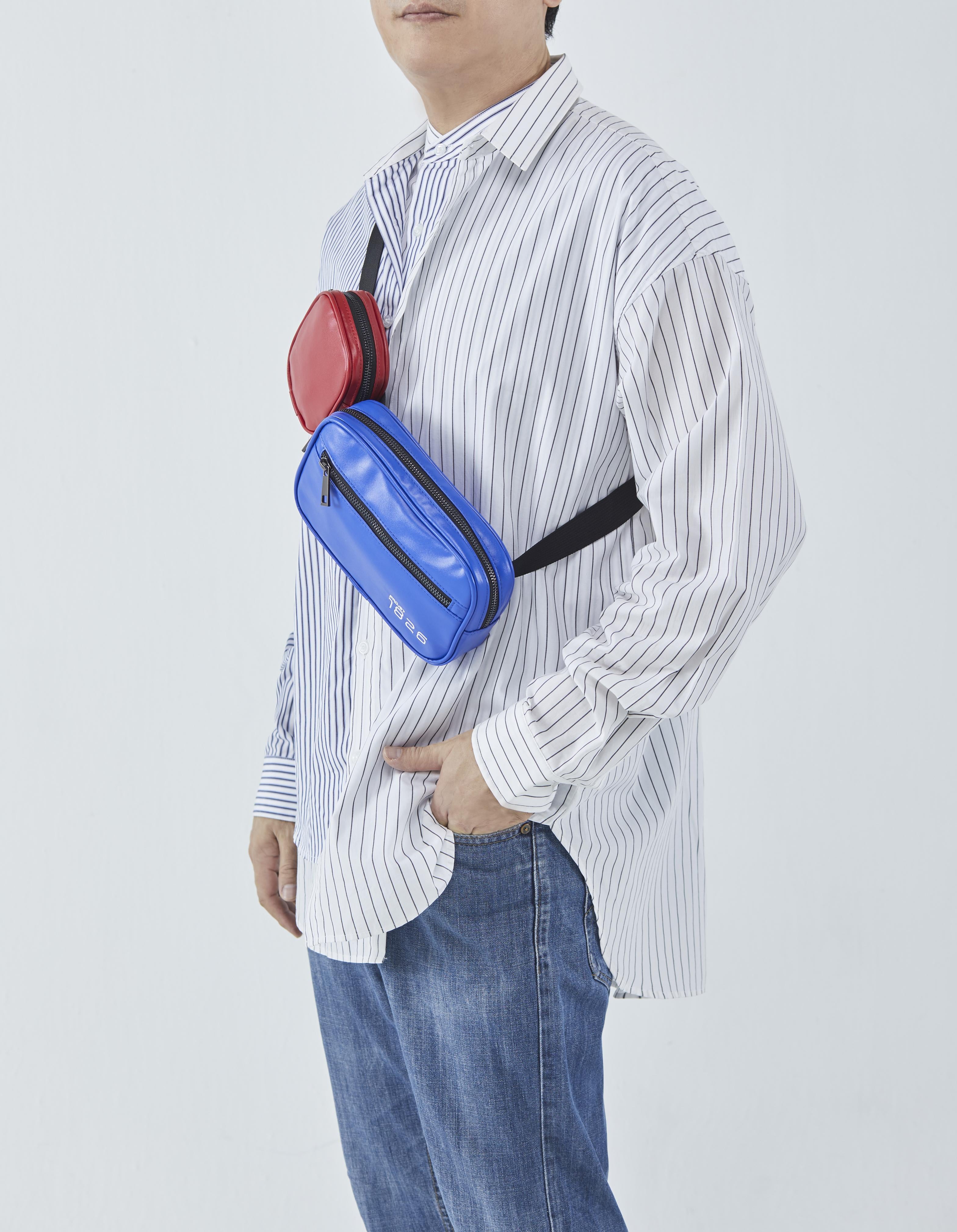 PROJET1826 | ADLER Duo Sling Chest Bags Red/Blue