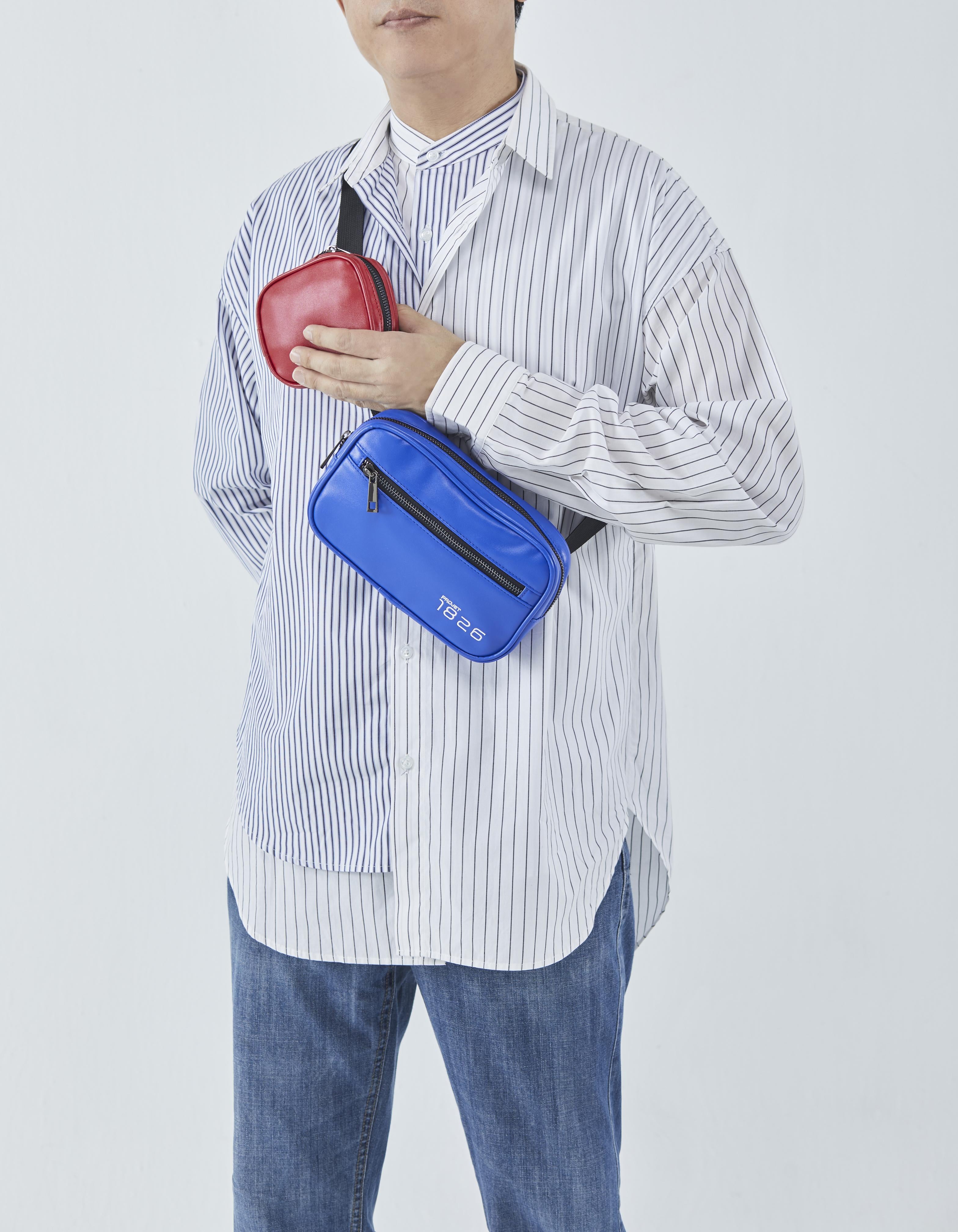 PROJET1826 | ADLER Duo Sling Chest Bags Red/Blue