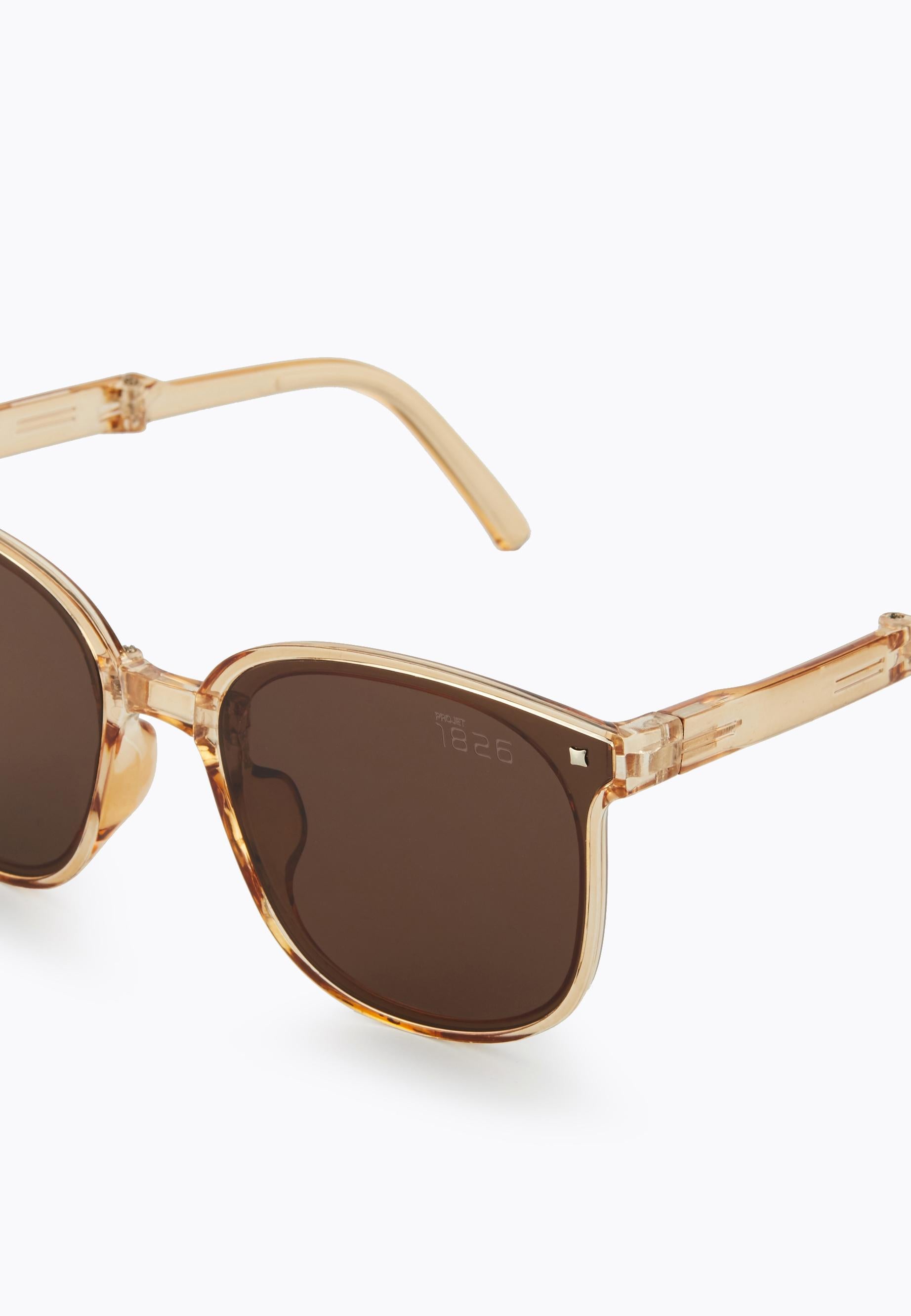 PROJET1826 | CALEB Foldable Sunglasses Brown/Brown