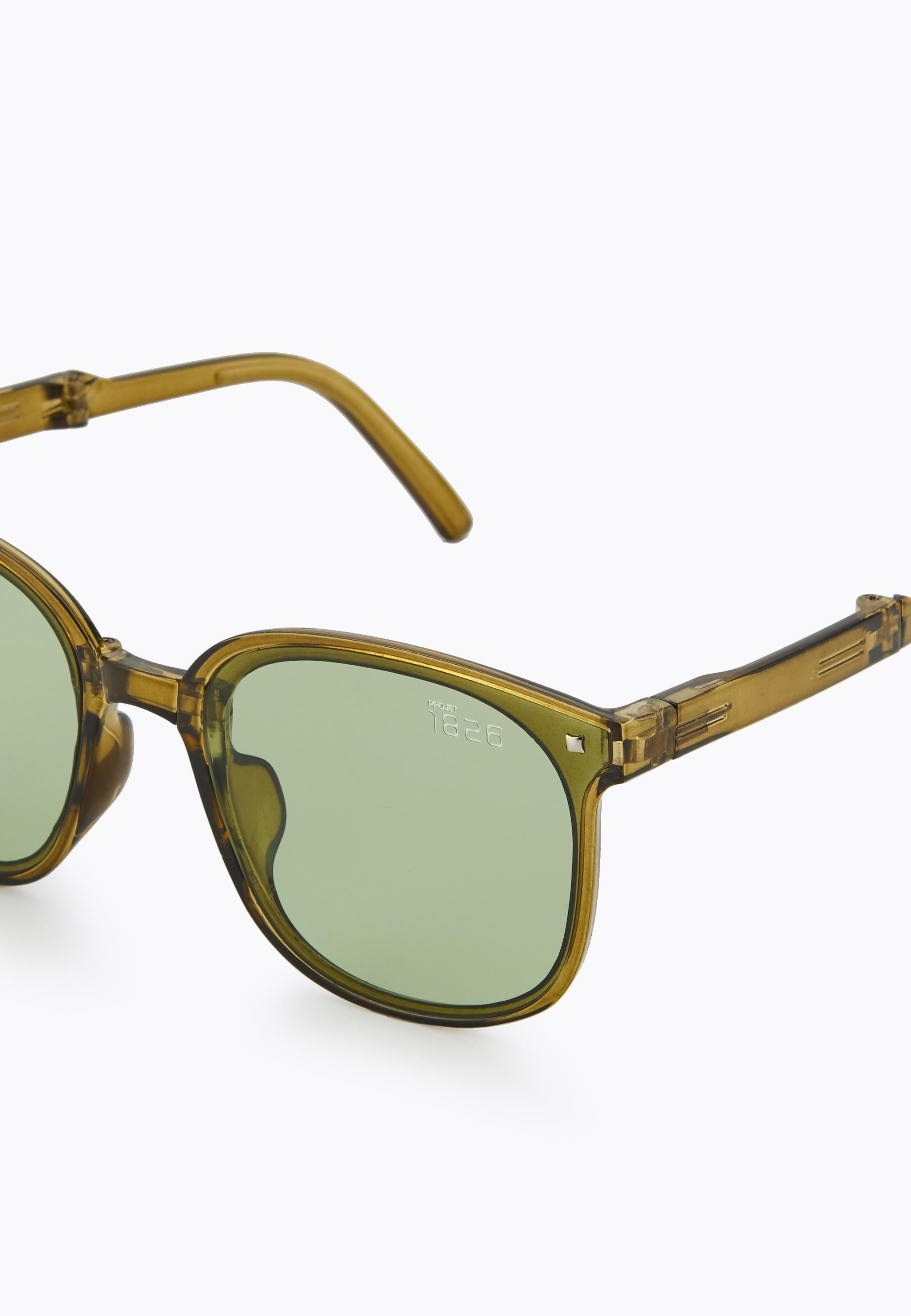 PROJET1826 | CALEB Foldable Sunglasses Green/Green