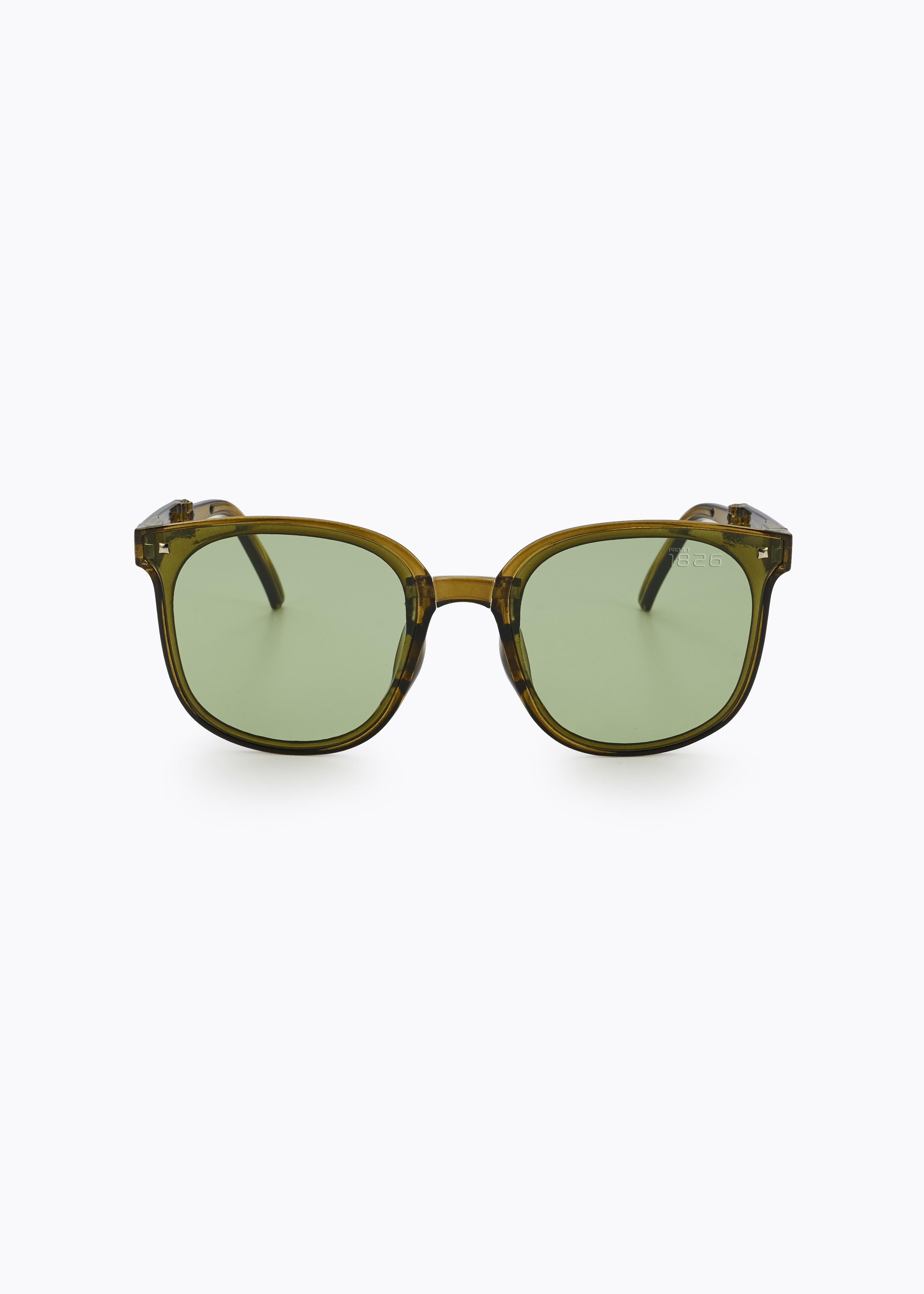 PROJET1826 | CALEB Foldable Sunglasses Green/Green