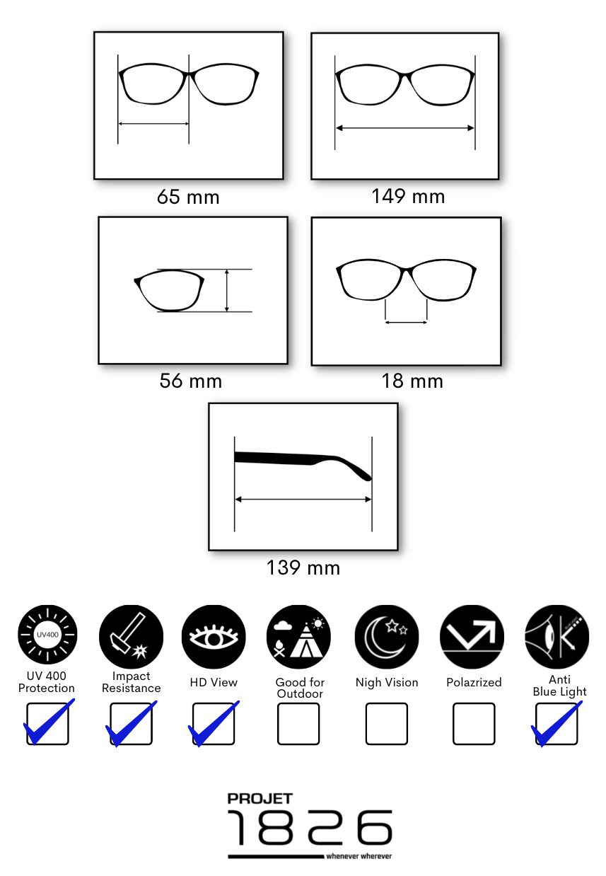 PROJET1826 | CARDWELL Sunglasses Black/Black