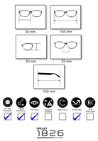 PROJET1826 | DAEMYN Polarized Foldable Sunglasses Black/Black