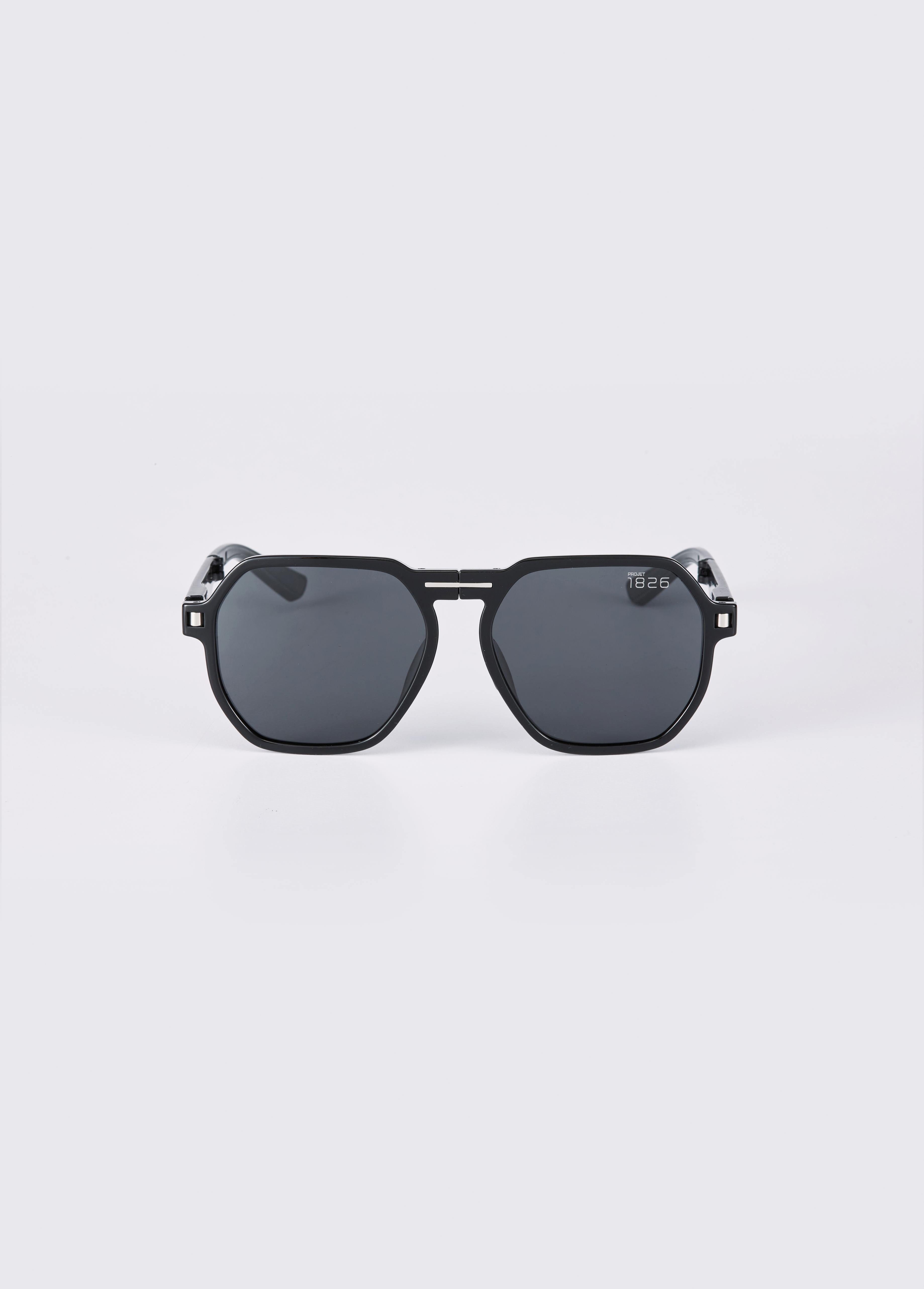 PROJET1826 | DAEMYN Polarized Foldable Sunglasses Black/Black