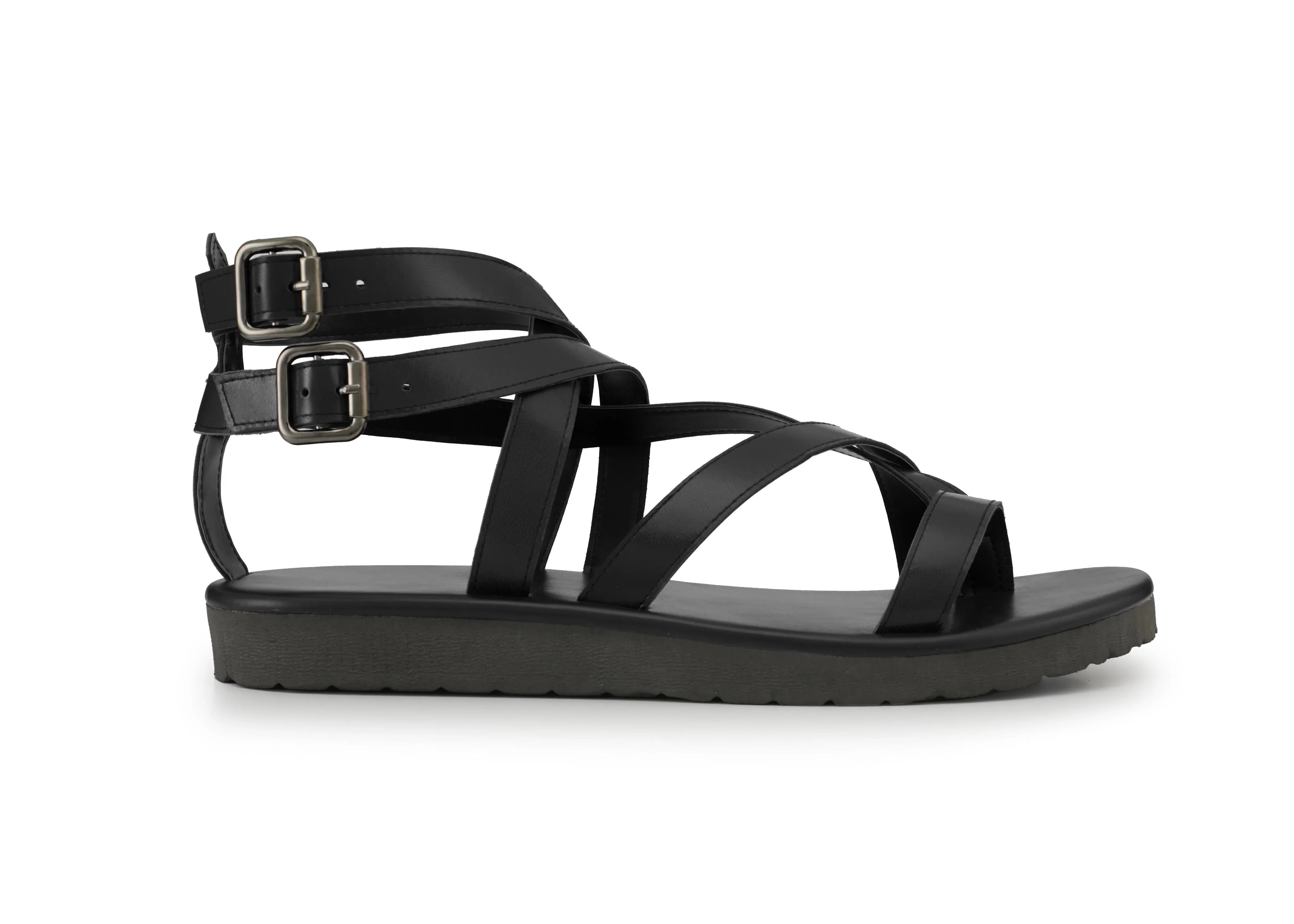 PROJET1826 | ELIAM Leather Sandal Black