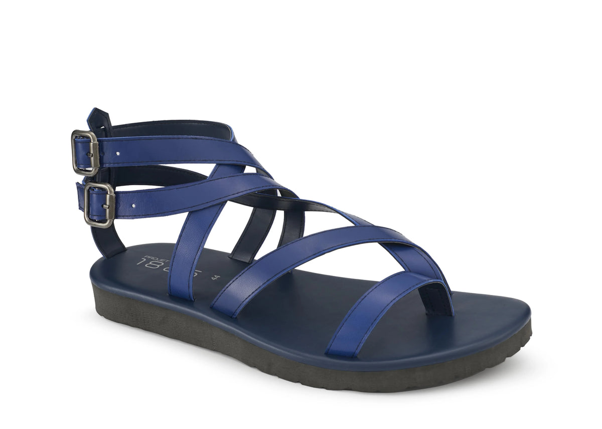 PROJET1826 | ELIAM Leather Sandal Blue