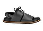 PROJET1826 | ENGELBERT Lace Up Leather Sandal Black