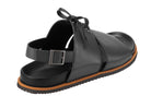 PROJET1826 | ENGELBERT Lace Up Leather Sandal Black