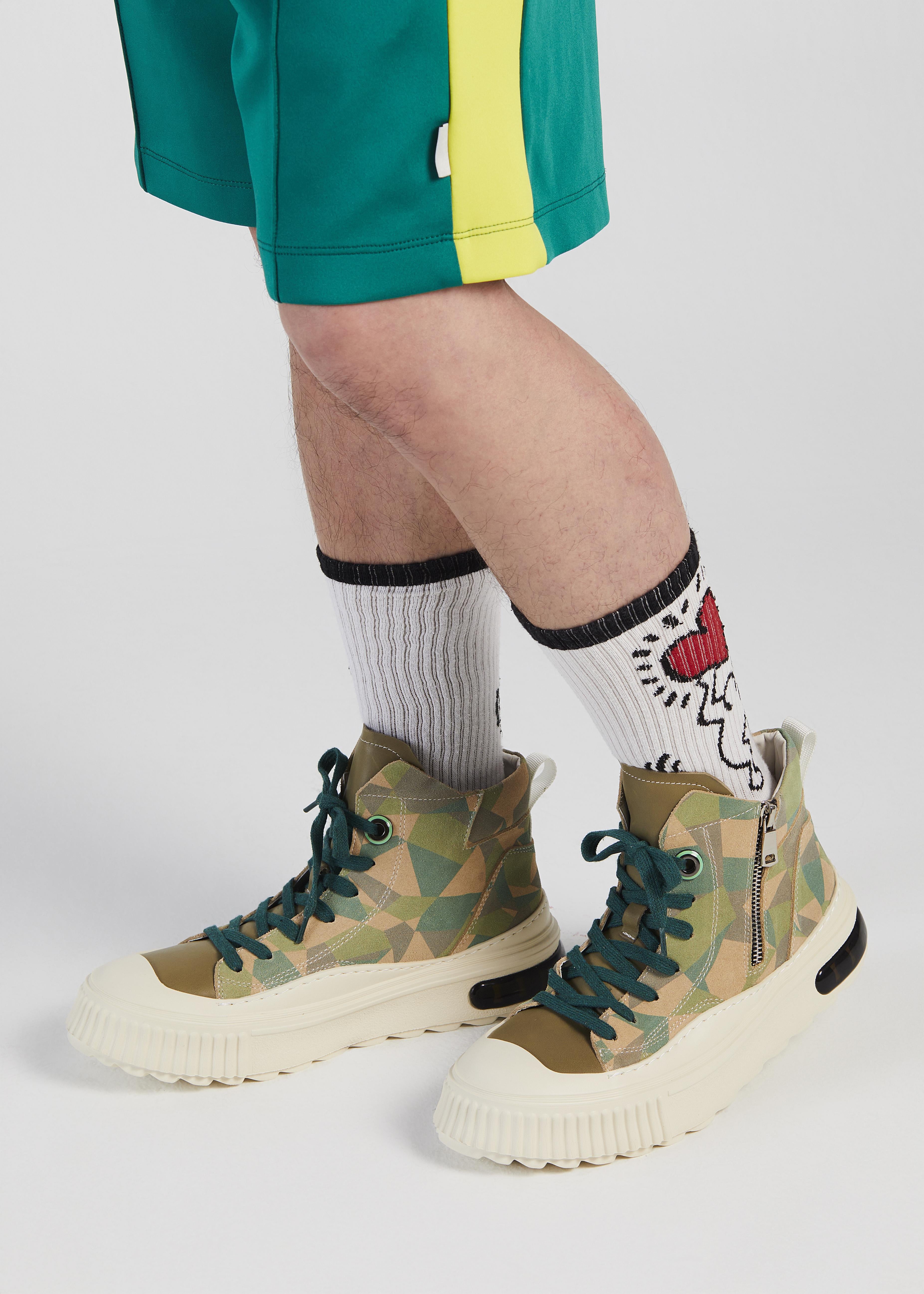 PROJET1826 | FARRELL Mid Cut Leather Sneaker Green