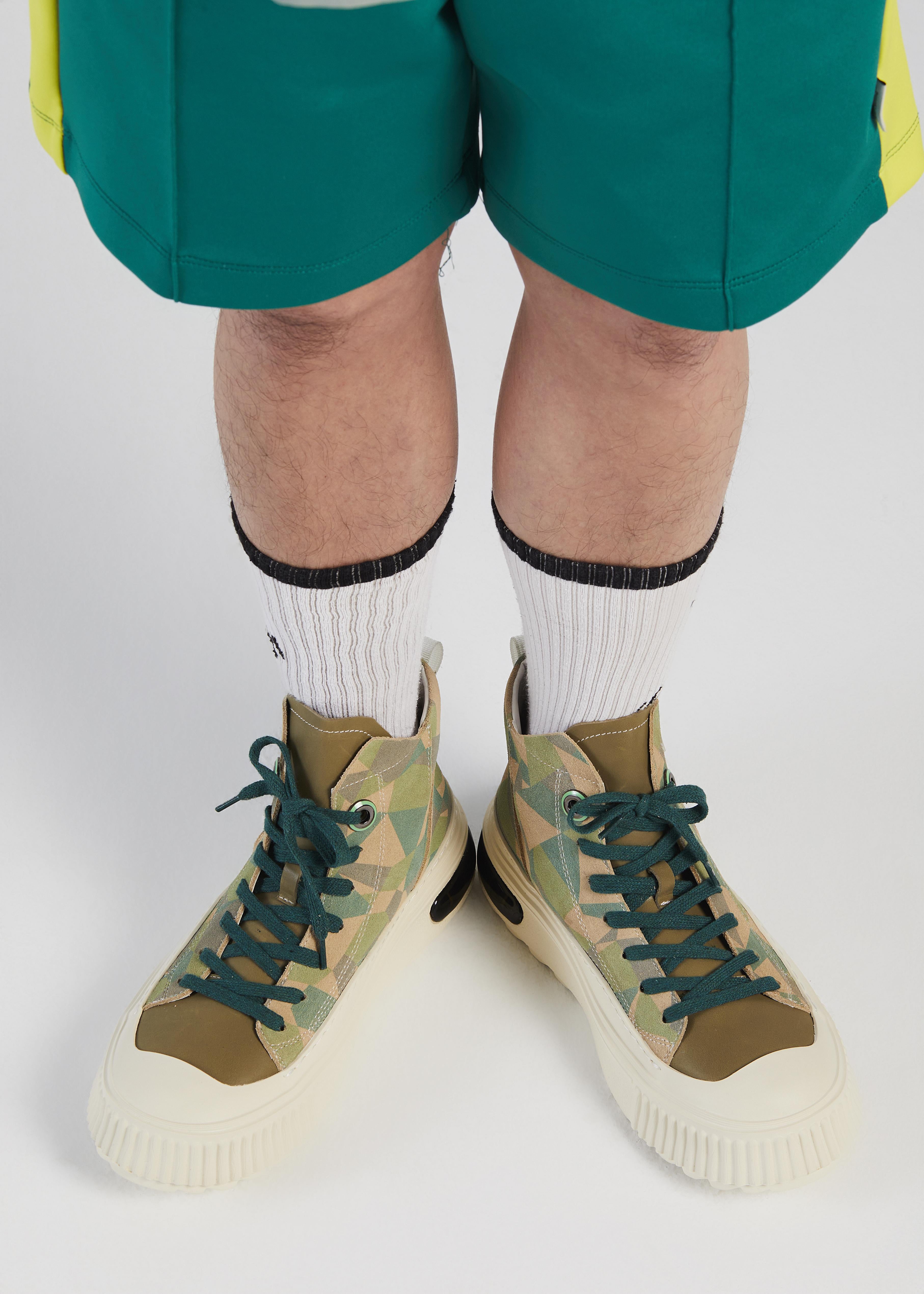 PROJET1826 | FARRELL Mid Cut Leather Sneaker Green