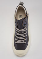 PROJET1826 | FARRELL Mid Cut Leather Sneaker Grey