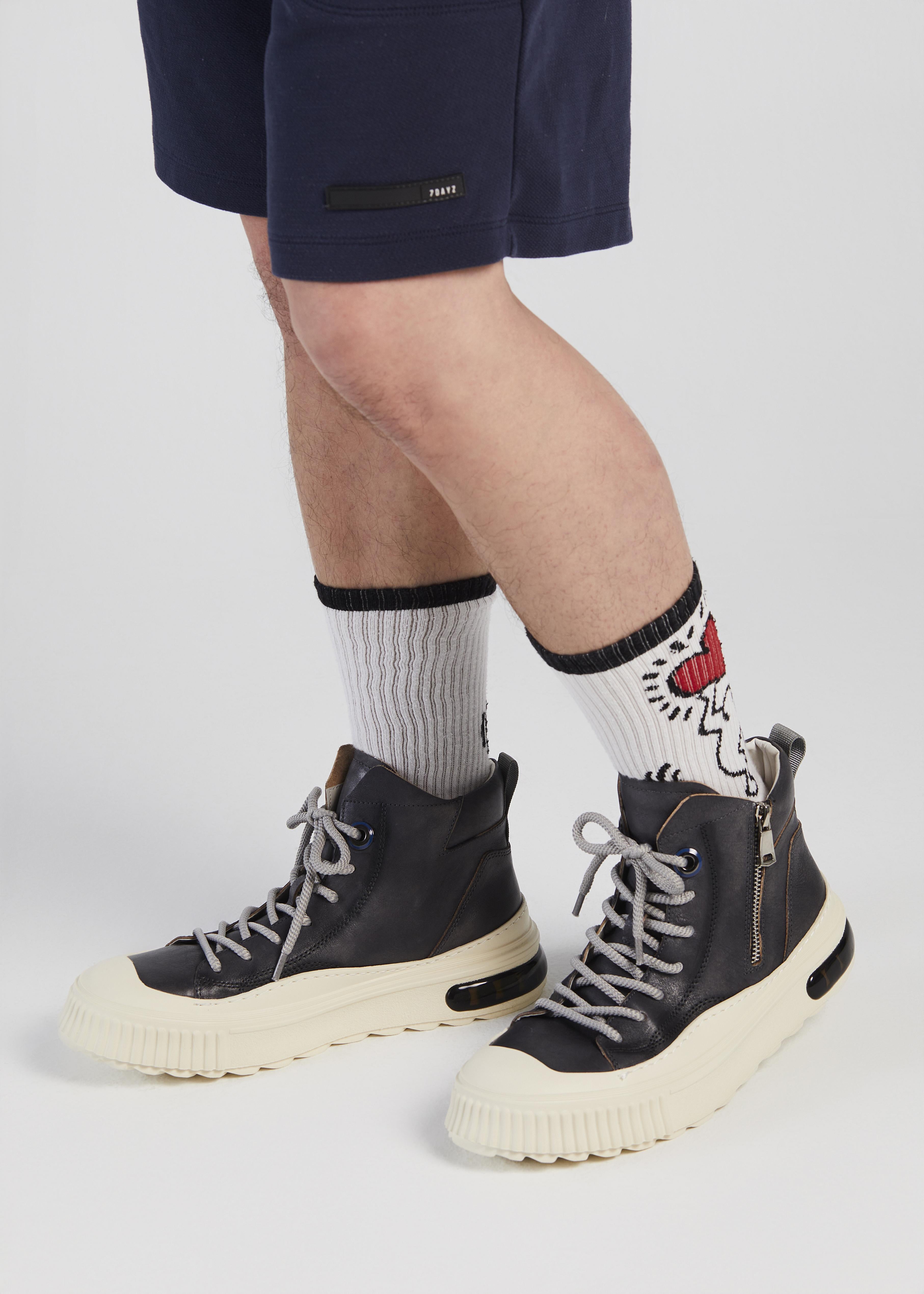 PROJET1826 | FARRELL Mid Cut Leather Sneaker Grey