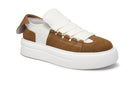 PROJET1826 | FELTON Broad Shoelace Suede Leather Sneaker Brown