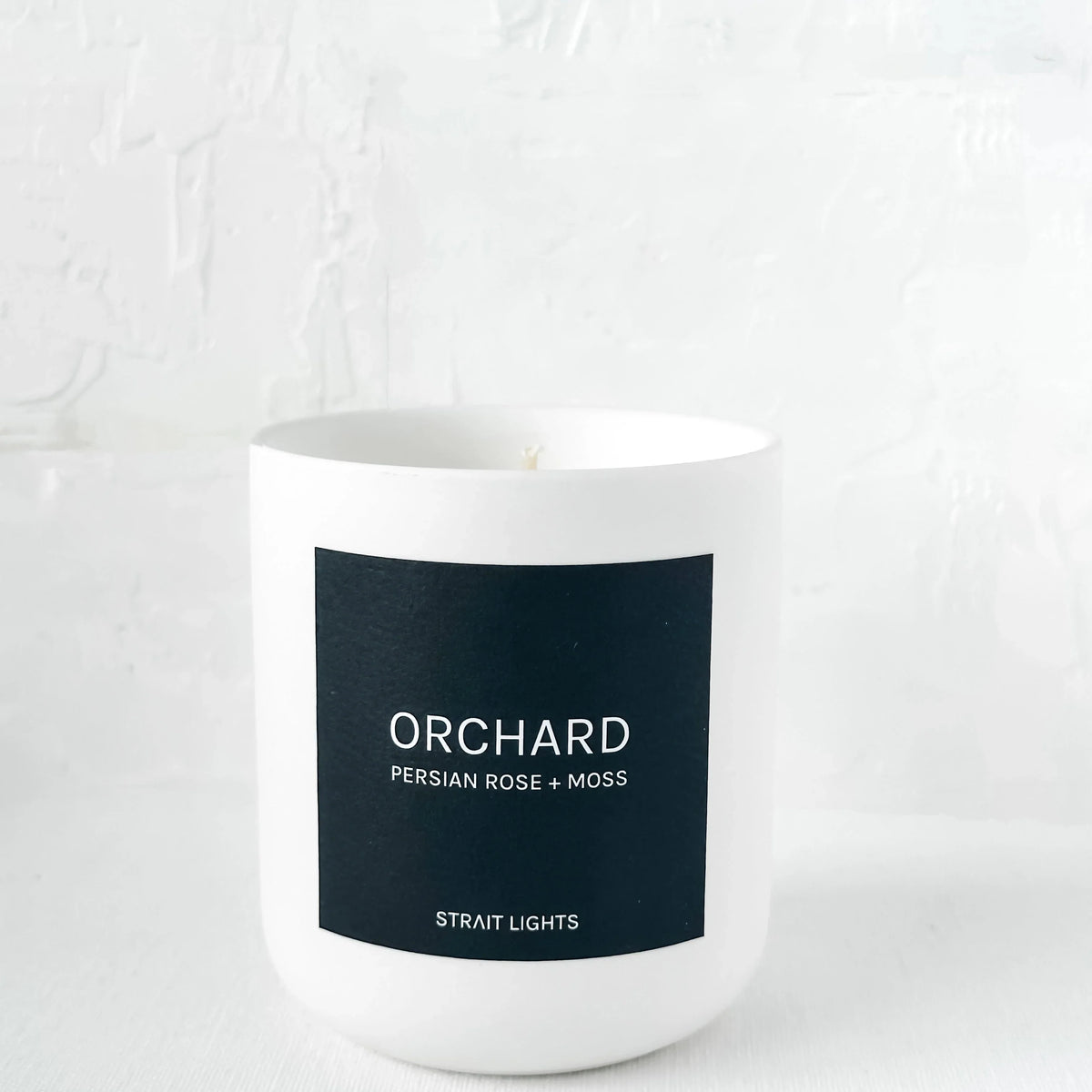 STRAIT LIGHTS Orchard Candle | Rose & Moss Ceramic Jar | Design Orchard ...