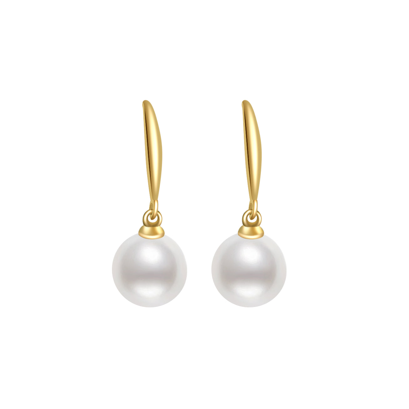 Elegant Freshwater Pearl Earrings WE00037 - PEARLY LUSTRE