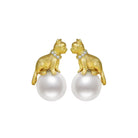 New Yorker Freshwater Pearl Earrings WE00040 - PEARLY LUSTRE